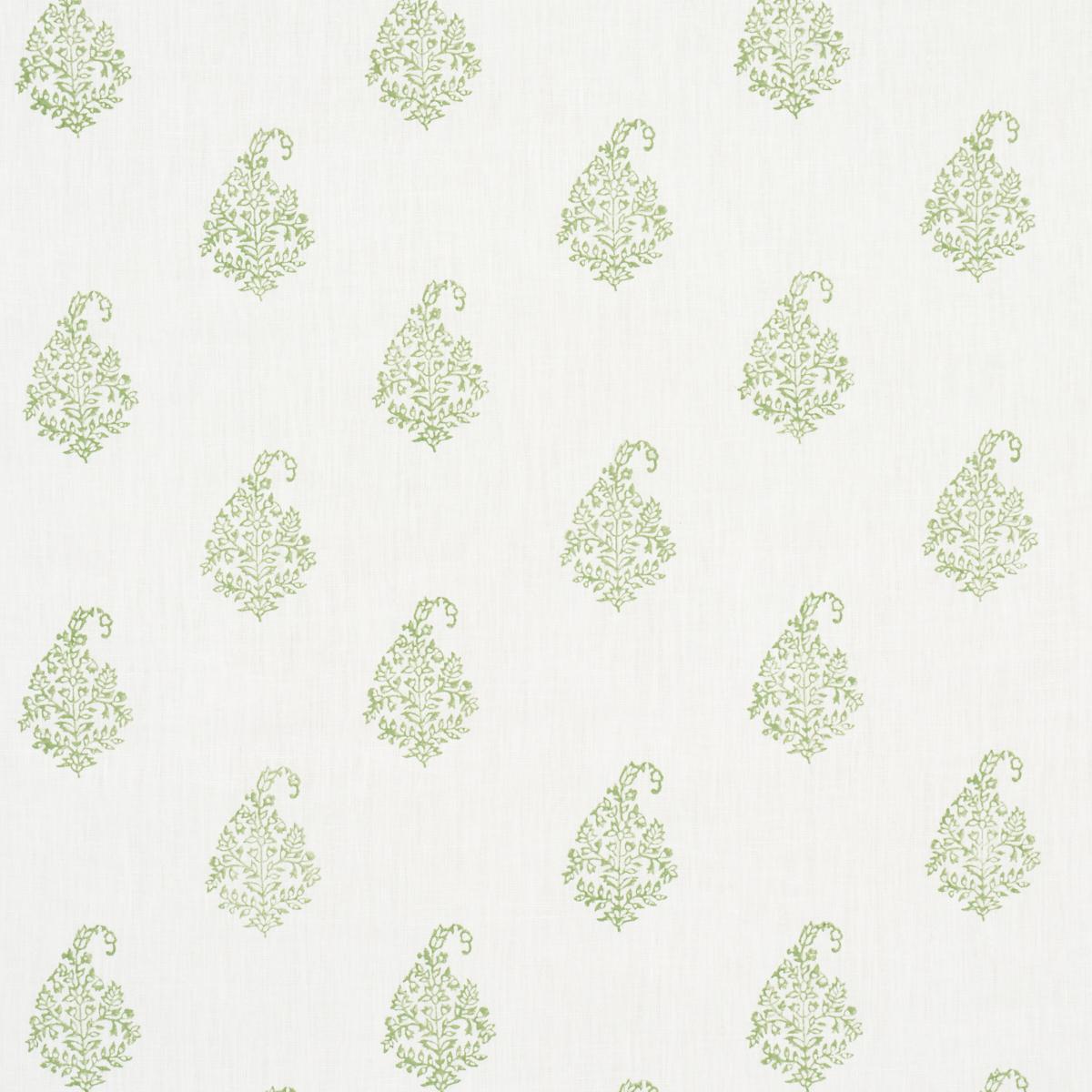 Schumacher Kerala Paisley Leaf Fabric