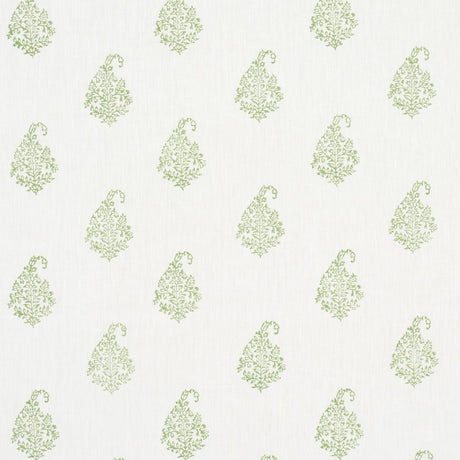 Schumacher Kerala Paisley Leaf Fabric