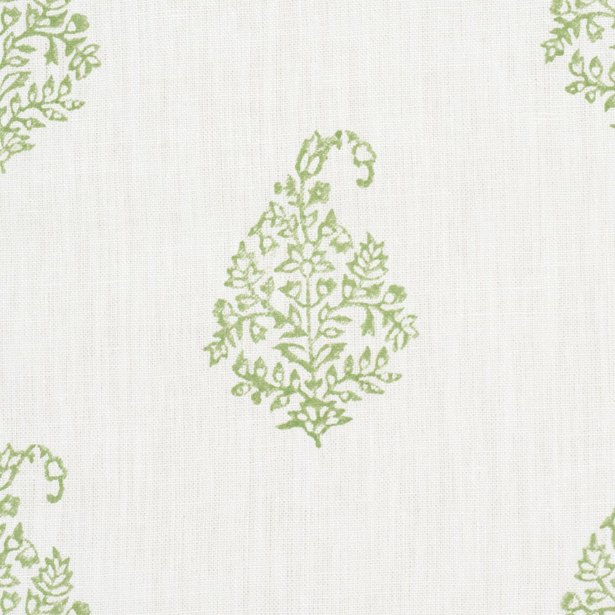 Schumacher Kerala Paisley Leaf Fabric