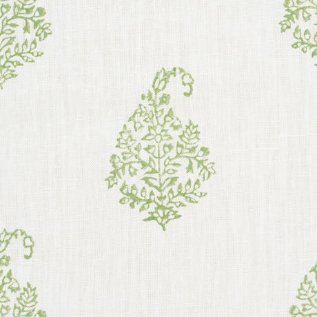 Schumacher Kerala Paisley Leaf Fabric