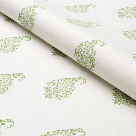Schumacher Kerala Paisley Leaf Fabric