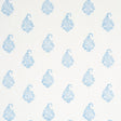 Schumacher Kerala Paisley Blue Fabric