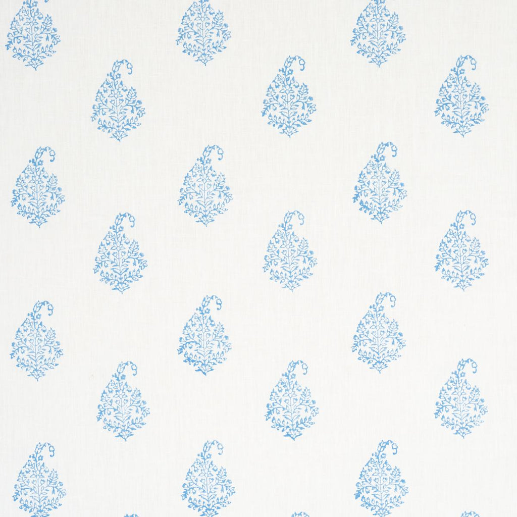 Schumacher Kerala Paisley Blue Fabric