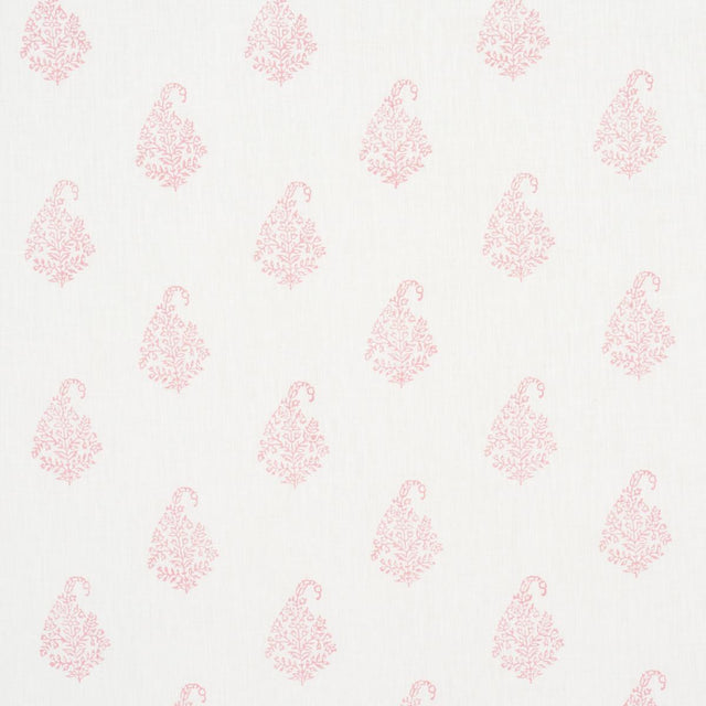 Schumacher Kerala Paisley Blush Fabric