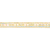 Schumacher Yellow & Aqua Amira Hand Block Printed Tape
