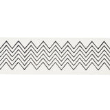 Schumacher Charcoal Leora Hand Blocked Tape Narrow