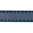 Schumacher Indigo Leora Hand Blocked Tape Narrow