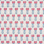 Schumacher Mia Tulip Delft & Crimson Fabric