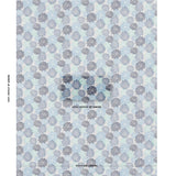 Schumacher Dahlia Hand Block Print Blues Fabric