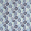 Schumacher Dahlia Hand Block Print Blues Fabric