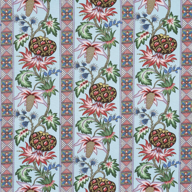 Schumacher Bailey Botanical Azure Fabric