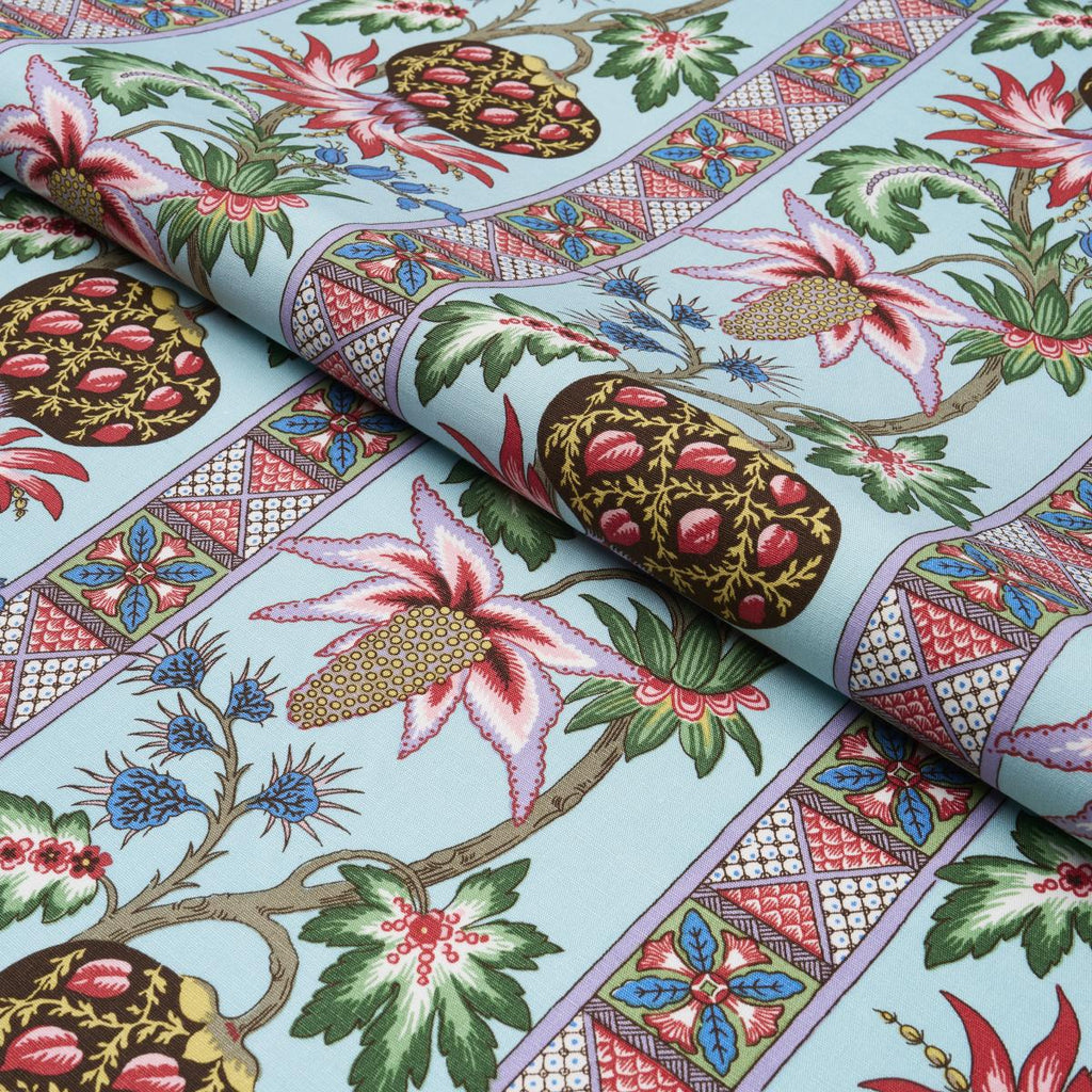 Schumacher Bailey Botanical Azure Fabric