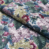 Schumacher Flora'S Fleurs Plum Fabric