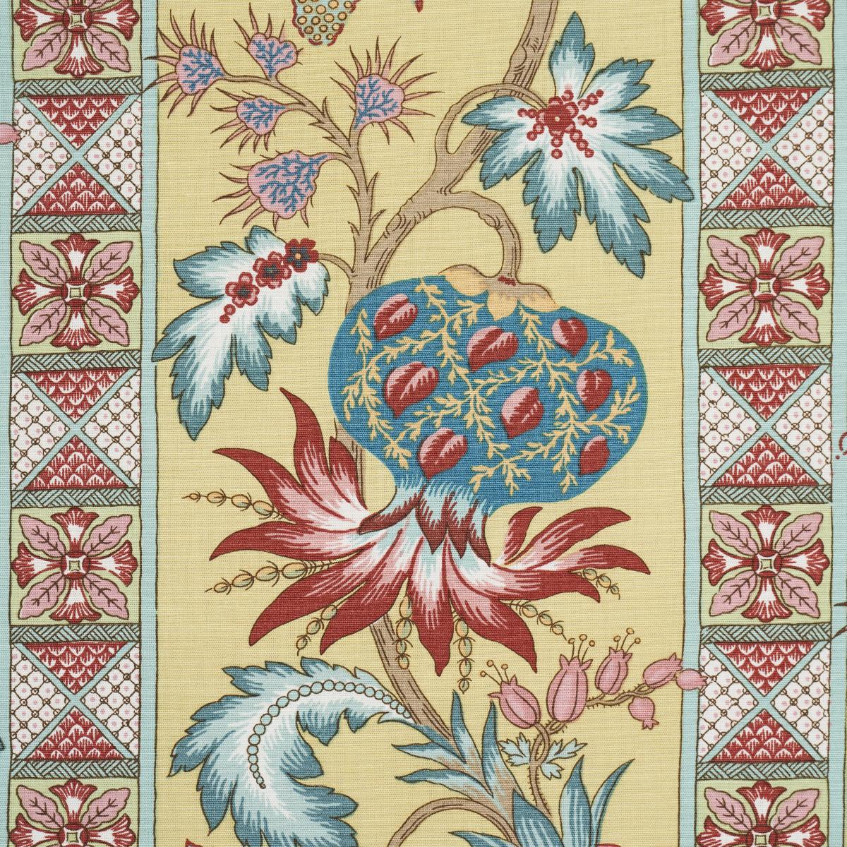 Schumacher Bailey Botanical Gold Fabric