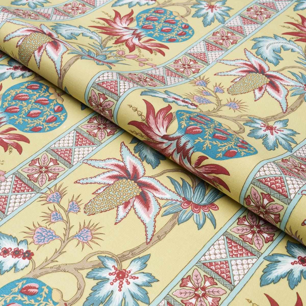 Schumacher Bailey Botanical Gold Fabric