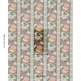 Schumacher Bailey Botanical Chocolate Fabric