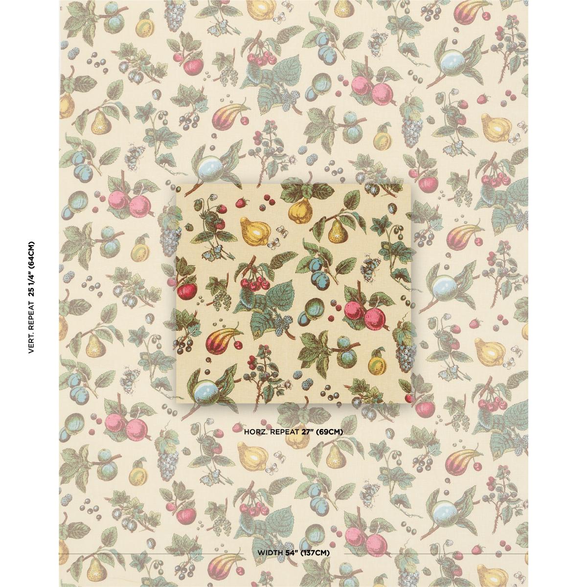 Schumacher Berry Grove Butter Fabric