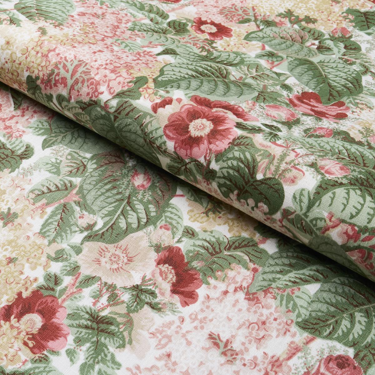 Schumacher Flora'S Fleurs Apricot Fabric