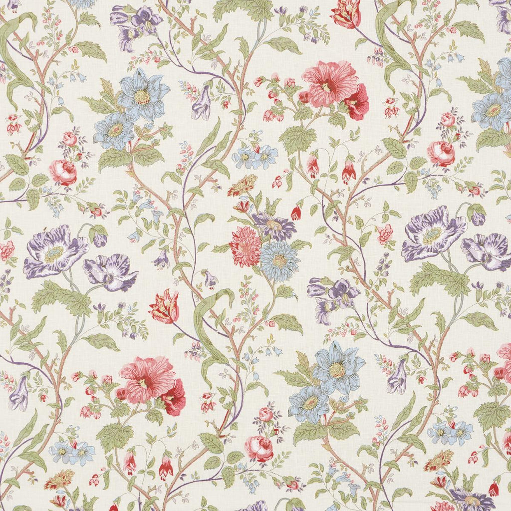 Schumacher Giselle Floral Ivory Fabric