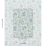 Schumacher Giselle Floral Sky Fabric
