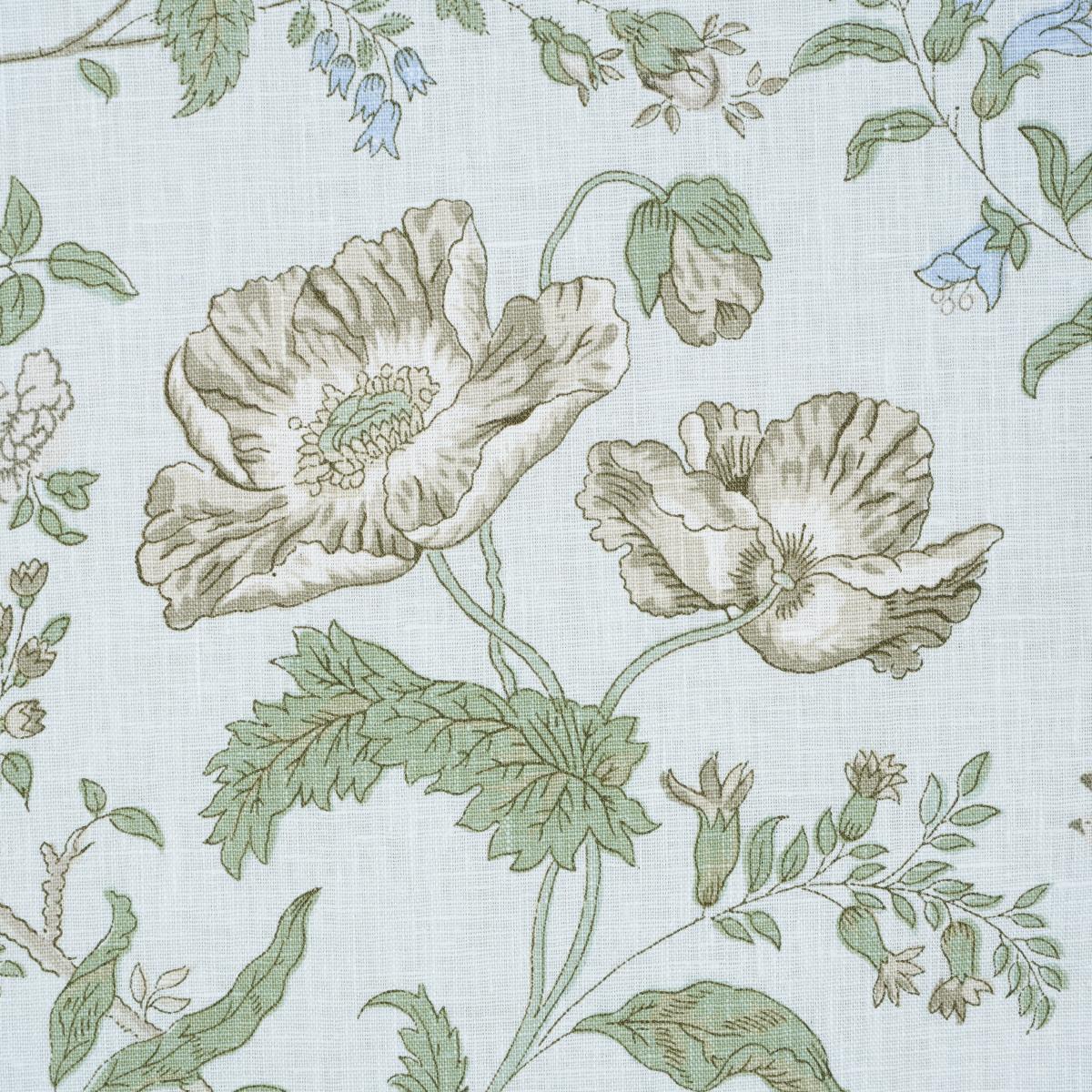 Schumacher Giselle Floral Sky Fabric