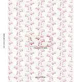 Schumacher Bleeding Hearts Red Fabric