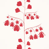 Schumacher Bleeding Hearts Red Fabric