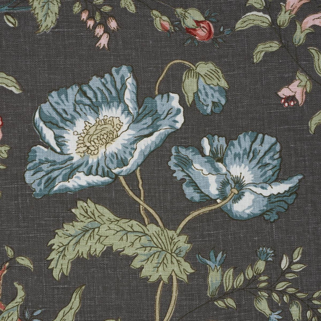 Schumacher Giselle Floral Noir Fabric
