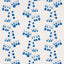 Schumacher Bleeding Hearts Blue Fabric