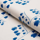 Schumacher Bleeding Hearts Blue Fabric