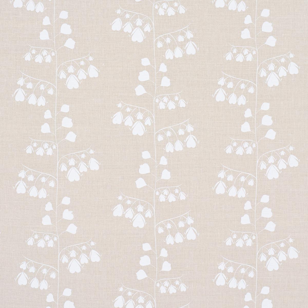 Schumacher Bleeding Hearts Neutral Fabric