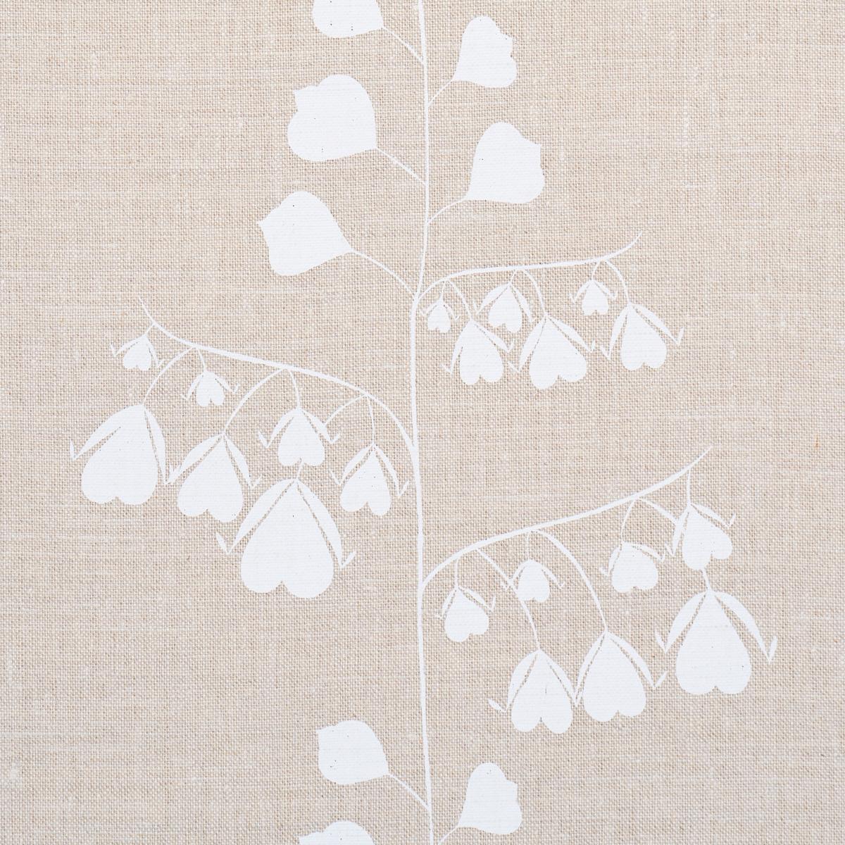 Schumacher Bleeding Hearts Neutral Fabric