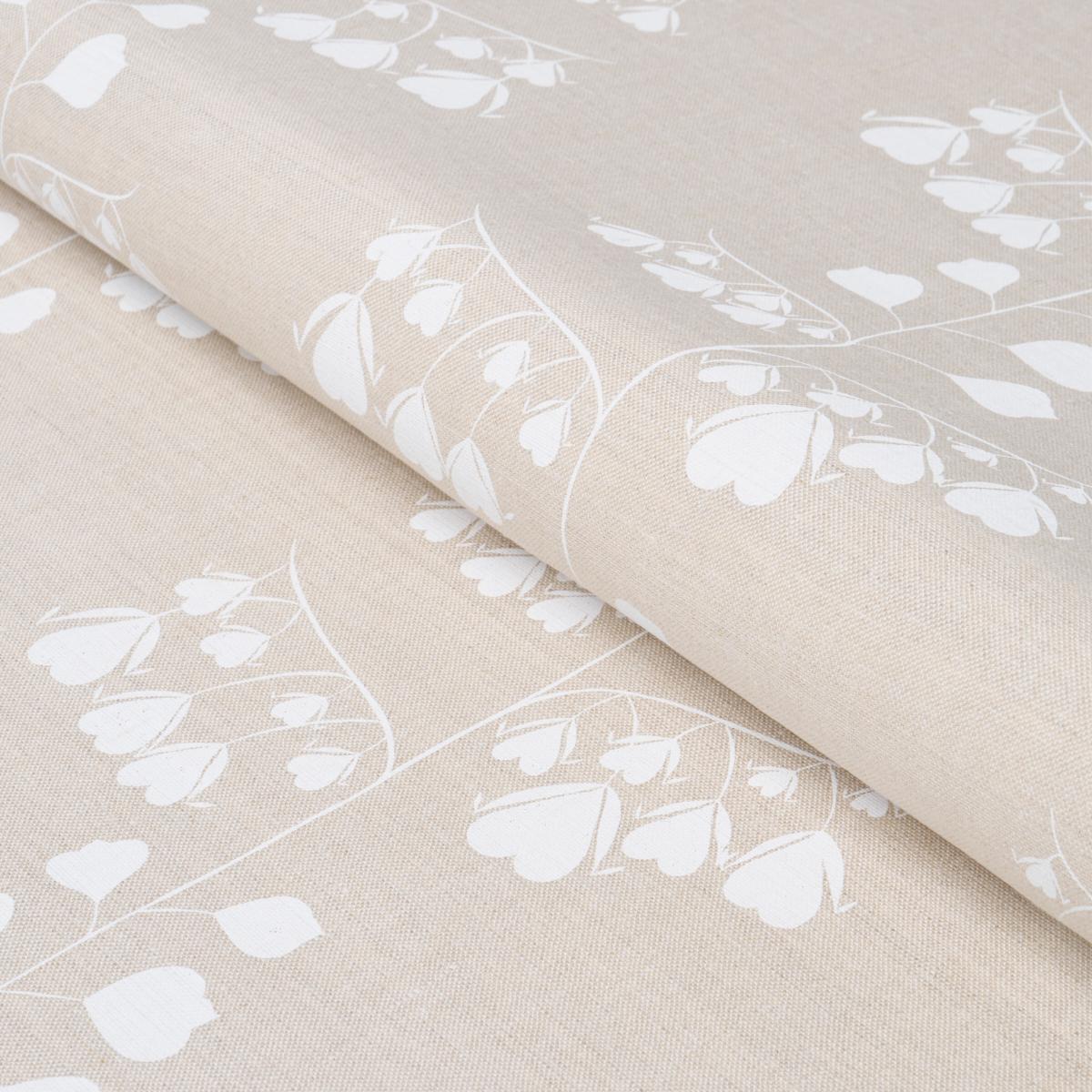 Schumacher Bleeding Hearts Neutral Fabric