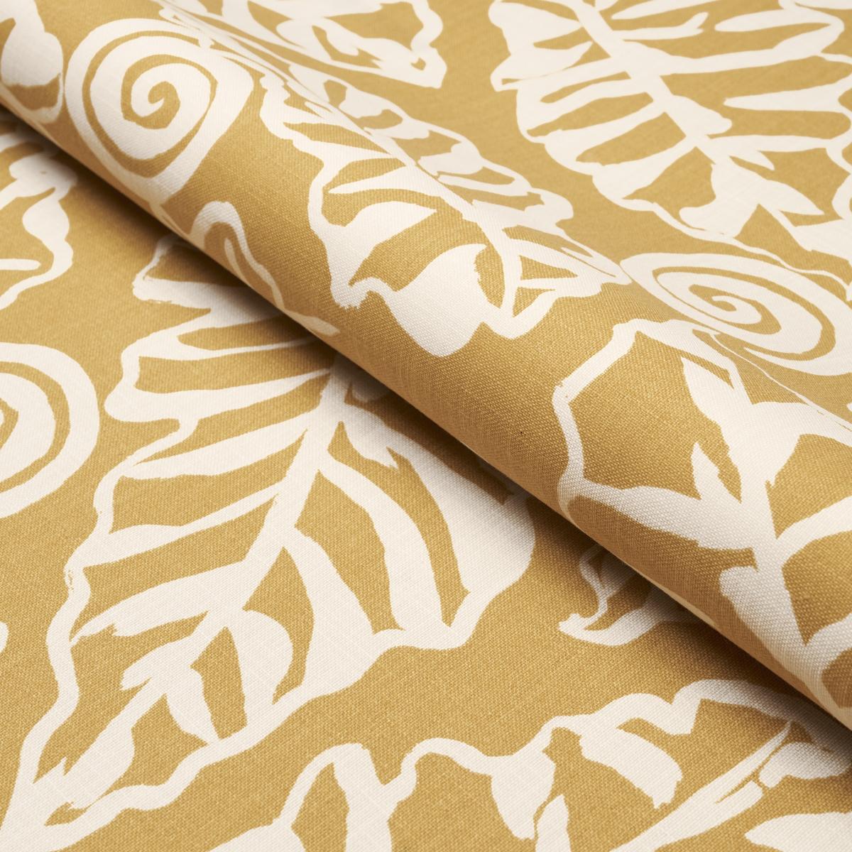 Schumacher Del Mar Indoor/Outdoor Marigold Fabric