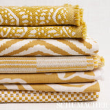 Schumacher Del Mar Indoor/Outdoor Marigold Fabric