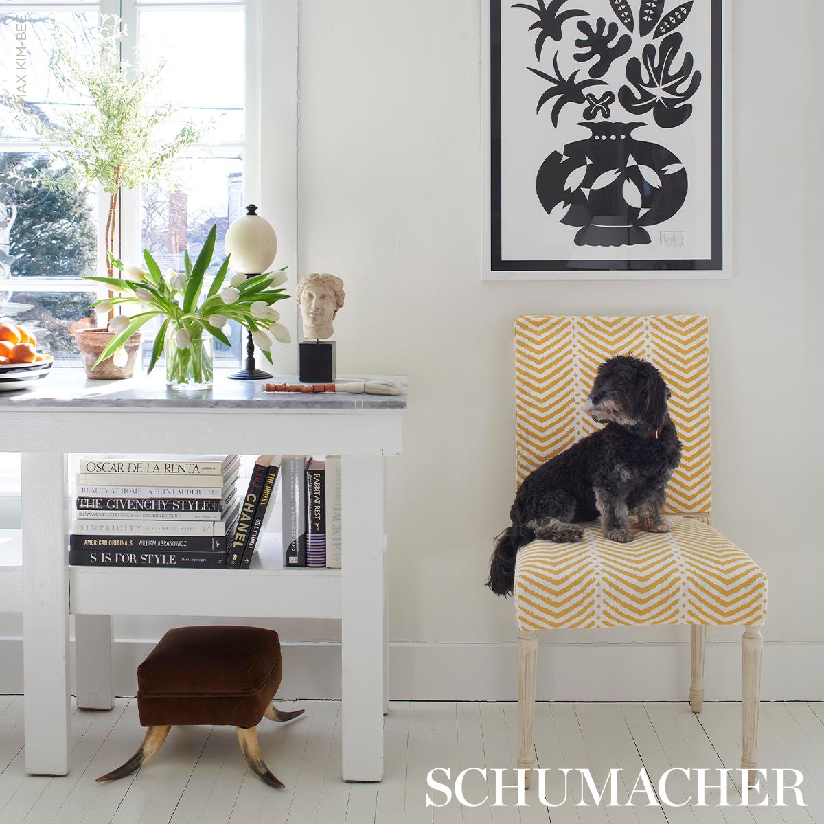 Schumacher La Jolla Indoor/Outdoor Marigold Fabric