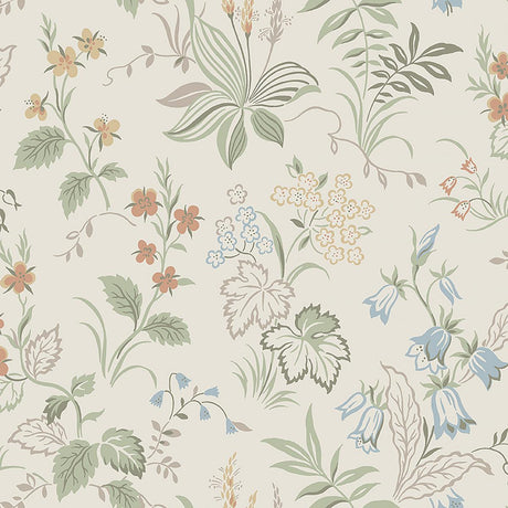 Borastapeter Folklore Ivory And Multi Wallpaper