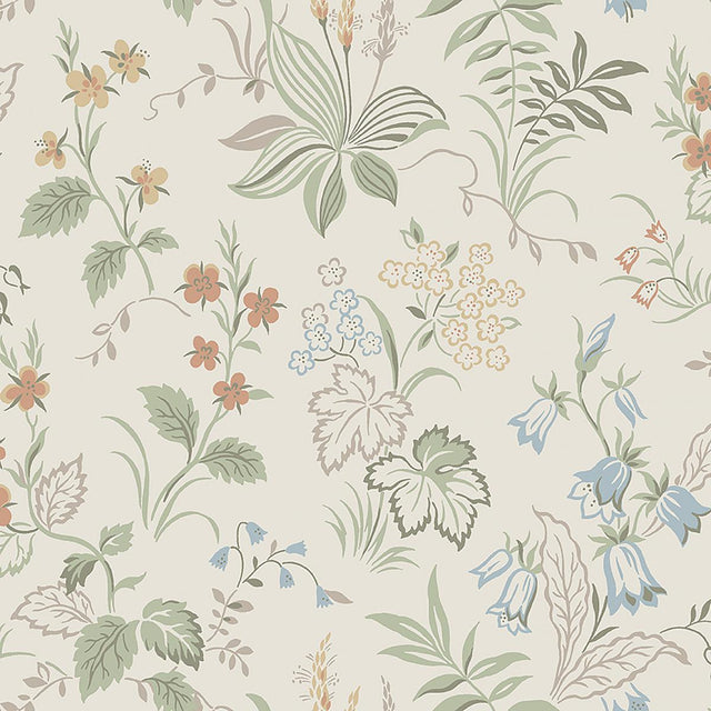 Borastapeter Folklore Ivory And Multi Wallpaper