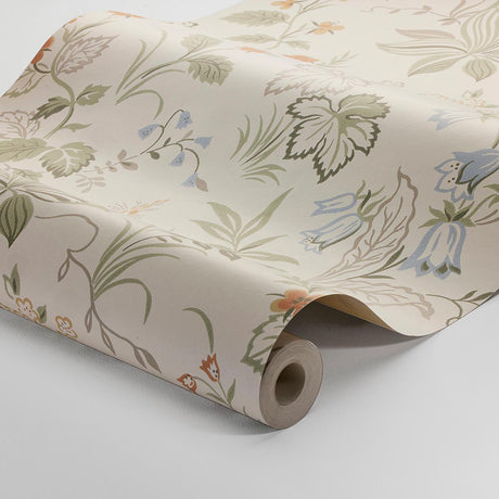 Borastapeter Folklore Ivory And Multi Wallpaper