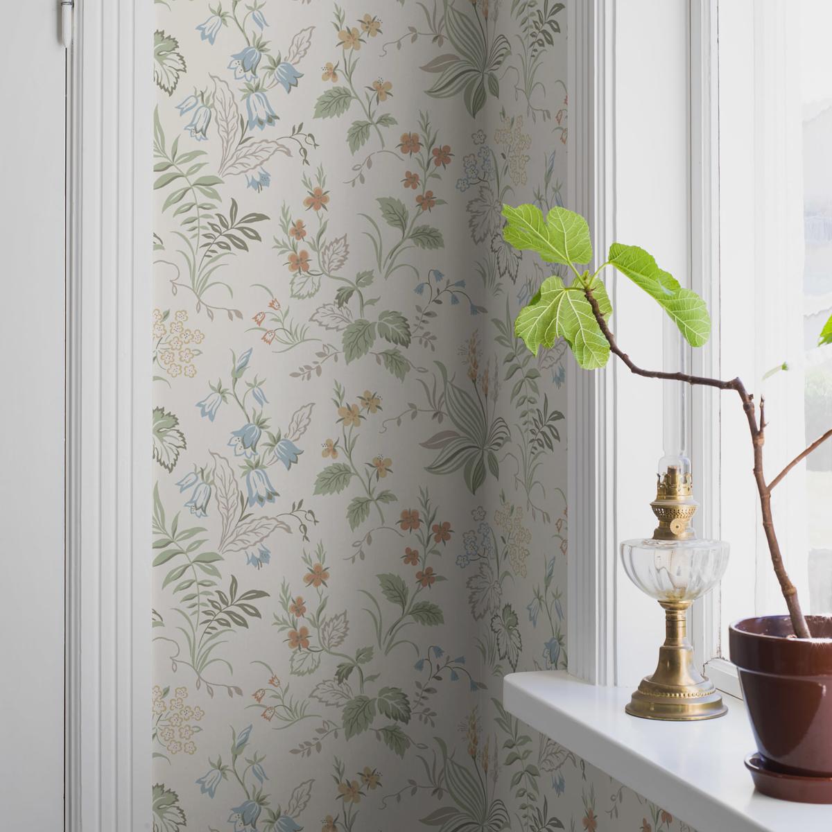 Borastapeter Folklore Ivory And Multi Wallpaper