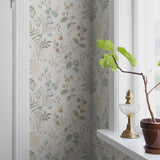 Borastapeter Folklore Ivory And Multi Wallpaper