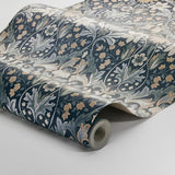 Borastapeter Blomsterfrjd Indigo Wallpaper