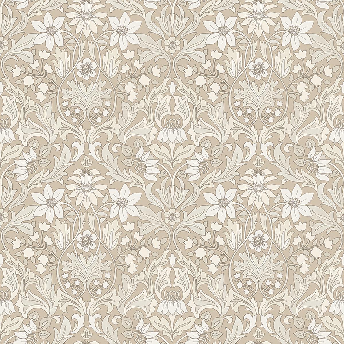 Borastapeter Blomsterfrjd Natural Wallpaper