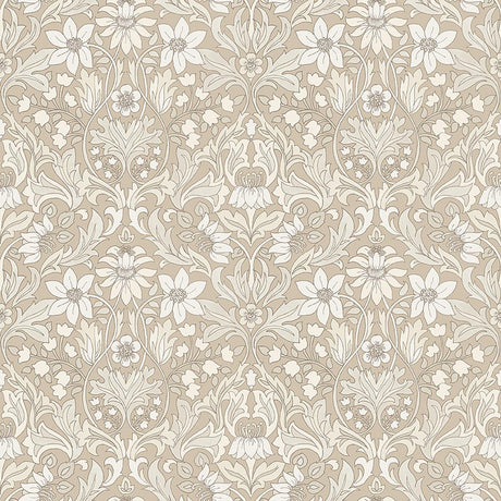Borastapeter Blomsterfrjd Natural Wallpaper