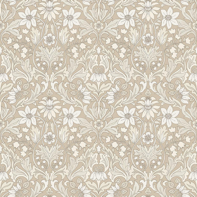 Borastapeter Blomsterfrjd Natural Wallpaper