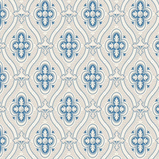 Borastapeter Pigkammaren Blue Wallpaper