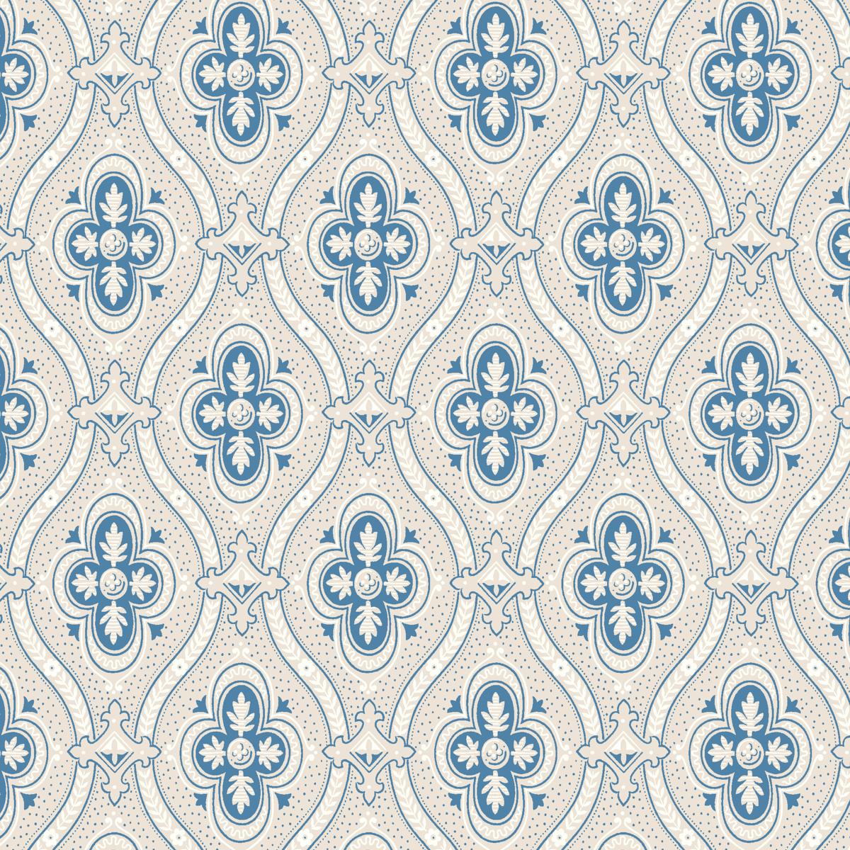 Borastapeter Pigkammaren Blue Wallpaper