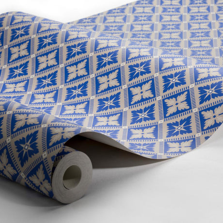 Borastapeter Loka Cobalt Wallpaper