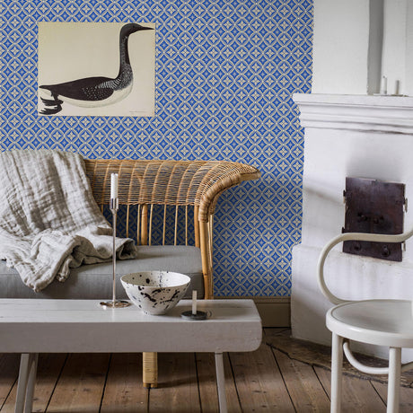Borastapeter Loka Cobalt Wallpaper
