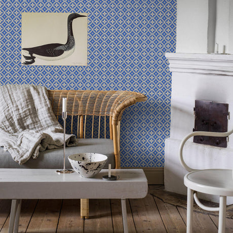 Borastapeter Loka Cobalt Wallpaper